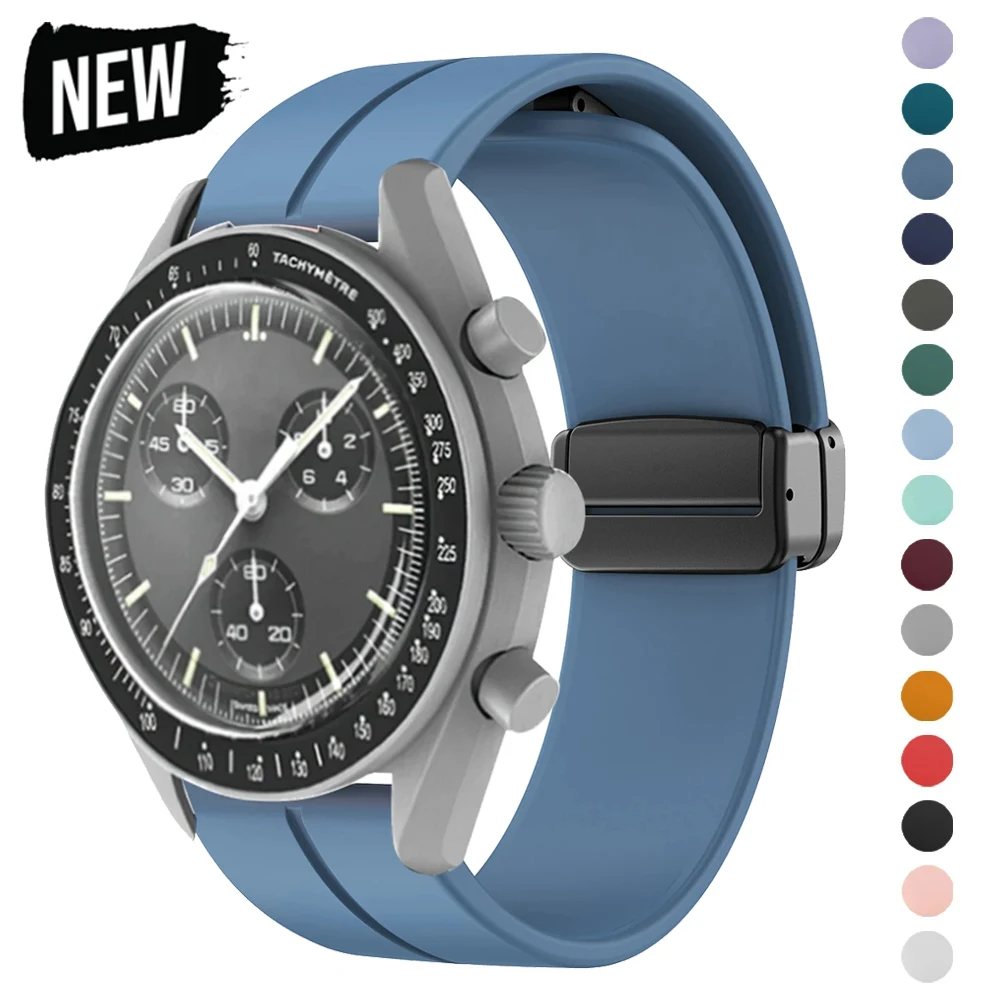 Silicone Strap For Omega X Swa - Watches Omega review and price